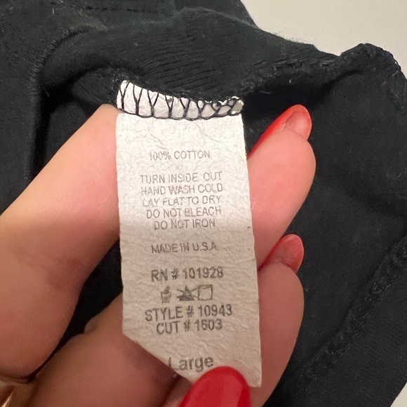 Vintage Susan Lawrence Margaritas Studded Sparkle Graphic Baby Tee Large - Picture 3 of 5